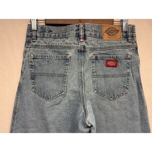 Dickies Straight Leg Jeans Denim Women's Rusty Wash 5-Pocket Comfort 18 (29x28)